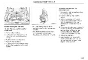 2003 Kia Sedona Owners Manual, 2003 page 35