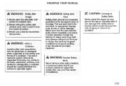 2003 Kia Sedona Owners Manual, 2003 page 41