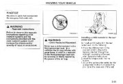 2003 Kia Sedona Owners Manual, 2003 page 45