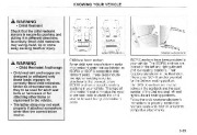 2003 Kia Sedona Owners Manual, 2003 page 49