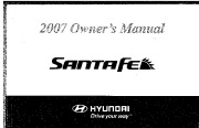 2007 Hyundai Santa Fe Owners Manual page 1