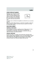 2008 Ford Focus Owners Manual, 2008 page 39