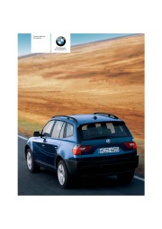 2006 BMW X3 2.5i 3.0i E83 Owners Manual page 1