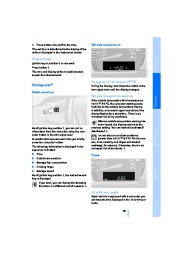 2006 BMW X3 2.5i 3.0i E83 Owners Manual, 2006 page 47