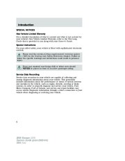 2008 Ford Escape Owners Manual, 2008 page 6
