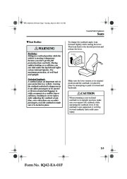 2002 Mazda MX 5 Miata Owners Manual, 2002 page 11