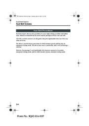 2002 Mazda MX 5 Miata Owners Manual, 2002 page 12