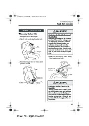 2002 Mazda MX 5 Miata Owners Manual, 2002 page 15