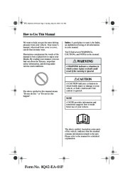 2002 Mazda MX 5 Miata Owners Manual, 2002 page 2