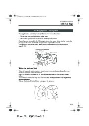 2002 Mazda MX 5 Miata Owners Manual, 2002 page 31