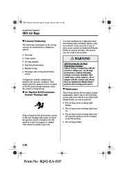 2002 Mazda MX 5 Miata Owners Manual, 2002 page 34