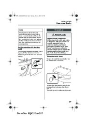 2002 Mazda MX 5 Miata Owners Manual, 2002 page 45