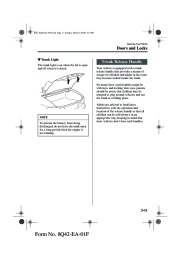 2002 Mazda MX 5 Miata Owners Manual, 2002 page 47