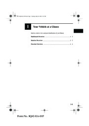 2002 Mazda MX 5 Miata Owners Manual, 2002 page 5