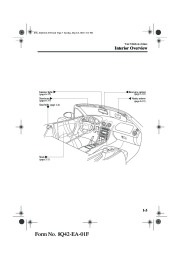 2002 Mazda MX 5 Miata Owners Manual, 2002 page 7