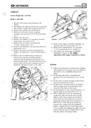 Land Rover Defender 90, 110, 130 Td5, Tdi, V8 Parts Catalog, 1990 page 35
