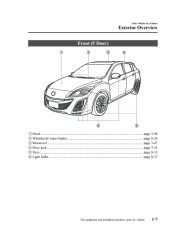 2010 Mazda 3 Owners Manual, 2010 page 13
