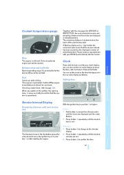 2008 BMW X3 3.0i 3.0si E83 Owners Manual, 2008 page 49