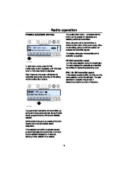 Land Rover Audio and Navigation System Manual, 2001 page 17