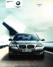 2011 BMW 5-Series 528i 535i 550i F10 Sedan Owners Manual, 2011 page 1