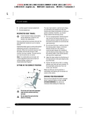 Land Rover Freelander 2 Handbook Owners Manual, 2014, 2015 page 12