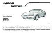 2004 Hyundai Tiburon Owners Manual, 2004 page 4