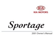 2001 Kia Sportage Owners Manual page 1
