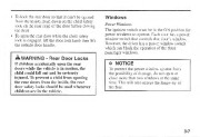 Kia Kia Sportage Owners Manual, 2001 page 16