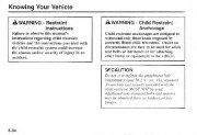 Kia Kia Sportage Owners Manual, 2001 page 43
