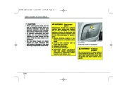 2010 Kia Sorento Owners Manual, 2010 page 23