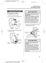 2004 Mazda MX 5 Miata Owners Manual, 2004 page 19