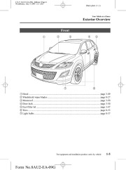 2010 Mazda CX 9 Owners Manual, 2010 page 11