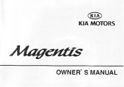 2001 Kia Magentis Owners Manual page 1