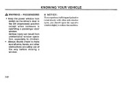 2001 Kia Magentis Owners Manual, 2001 page 22