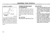 2001 Kia Magentis Owners Manual, 2001 page 26