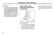 2001 Kia Magentis Owners Manual, 2001 page 40