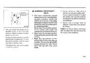 2001 Kia Magentis Owners Manual, 2001 page 45