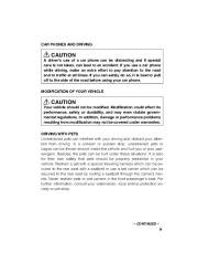 2002 Subaru Legacy Outback Owners Manual, 2002 page 13