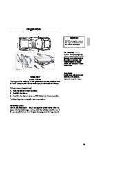 Land Rover Freelander Handbook Owners Manual, 2001 page 34