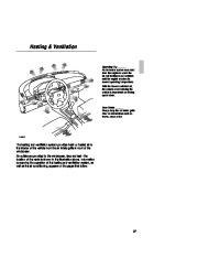 Land Rover Freelander Handbook Owners Manual, 2001 page 38