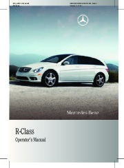 2010 Mercedes-Benz R350 R350 BlueTEC V251 Owners Manual page 1