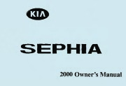 2000 Kia Sephia Owners Manual, 2000 page 1