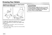 2000 Kia Sephia Owners Manual, 2000 page 22