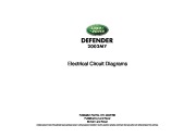 Land Rover Defender Electrical Manual, 2002 page 2