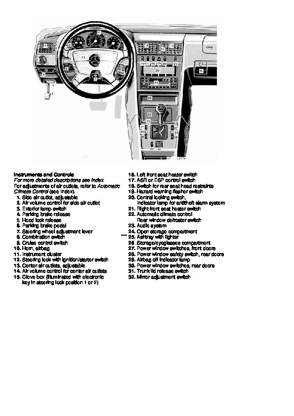 1999 mercedes benz c230 kompressor owners manual