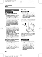 2008 Mazda MX 5 Miata Owners Manual, 2008 page 14