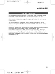 2008 Mazda MX 5 Miata Owners Manual, 2008 page 17