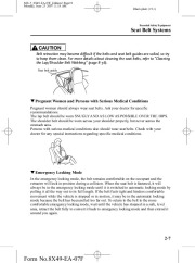 2008 Mazda MX 5 Miata Owners Manual, 2008 page 19