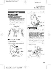 2008 Mazda MX 5 Miata Owners Manual, 2008 page 21