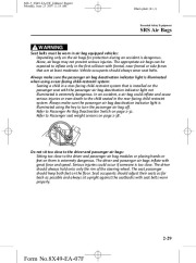 2008 Mazda MX 5 Miata Owners Manual, 2008 page 41